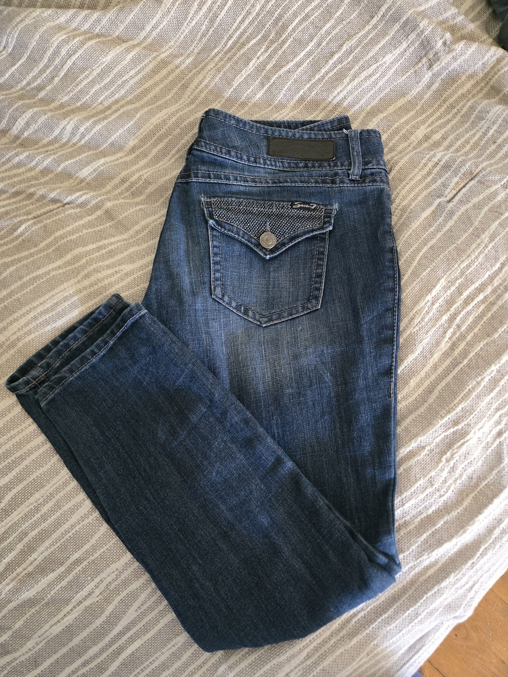 Seven7 Classic Dark Blue Women’s Jeans - Slim Fit